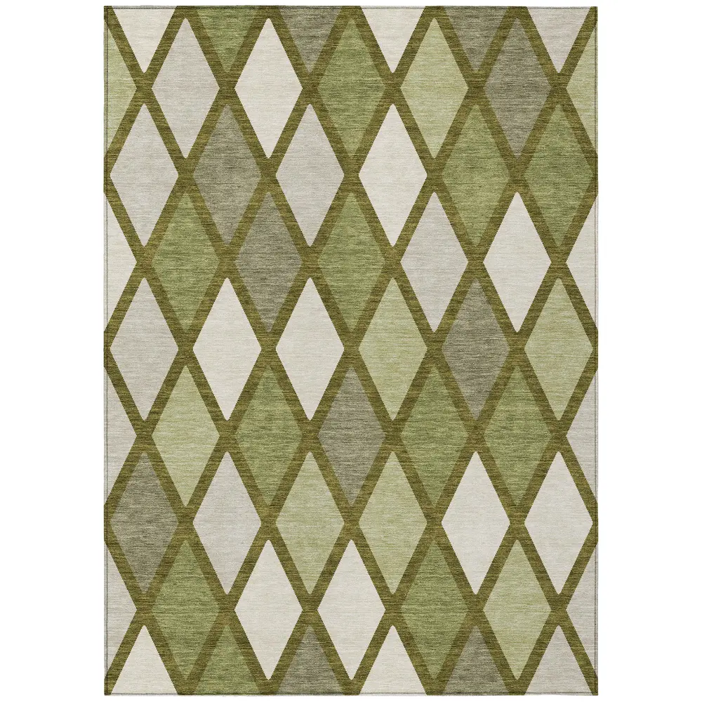 Chantille ACN887 Olive 5' x 7'6