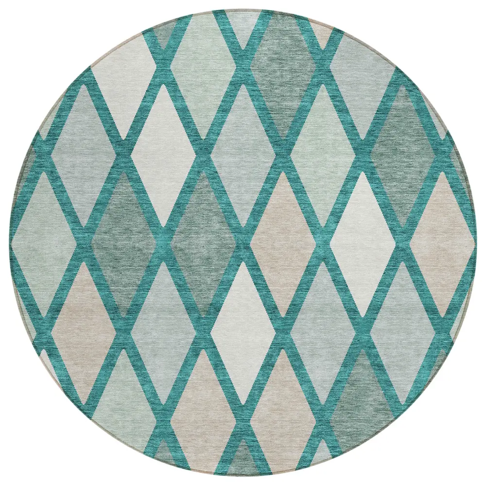 Chantille ACN887 Teal 8' x 8' Rug