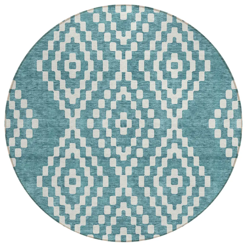 Chantille ACN891 Teal 8' x 8' Rug