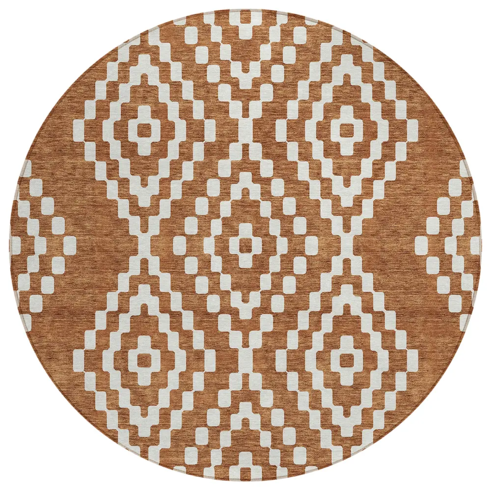 Chantille ACN891 Terracotta 8' x 8' Rug