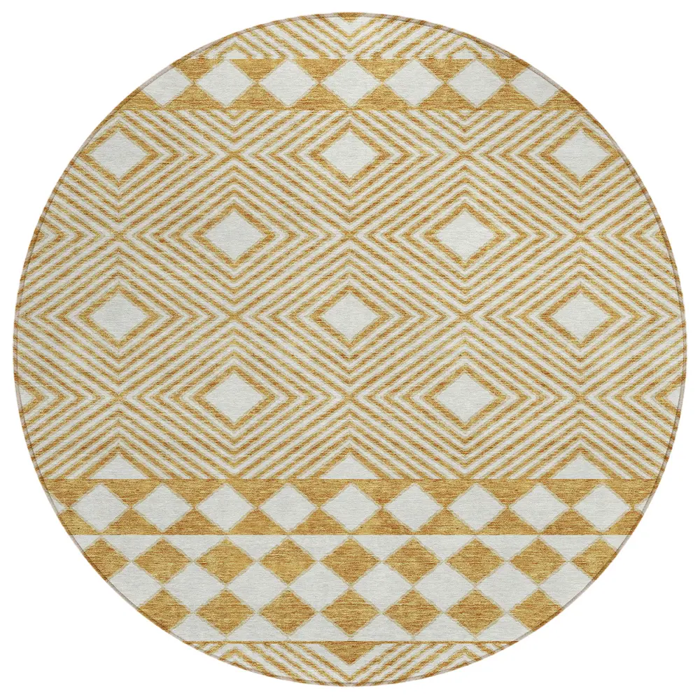 Chantille ACN898 Gold 8' x 8' Rug