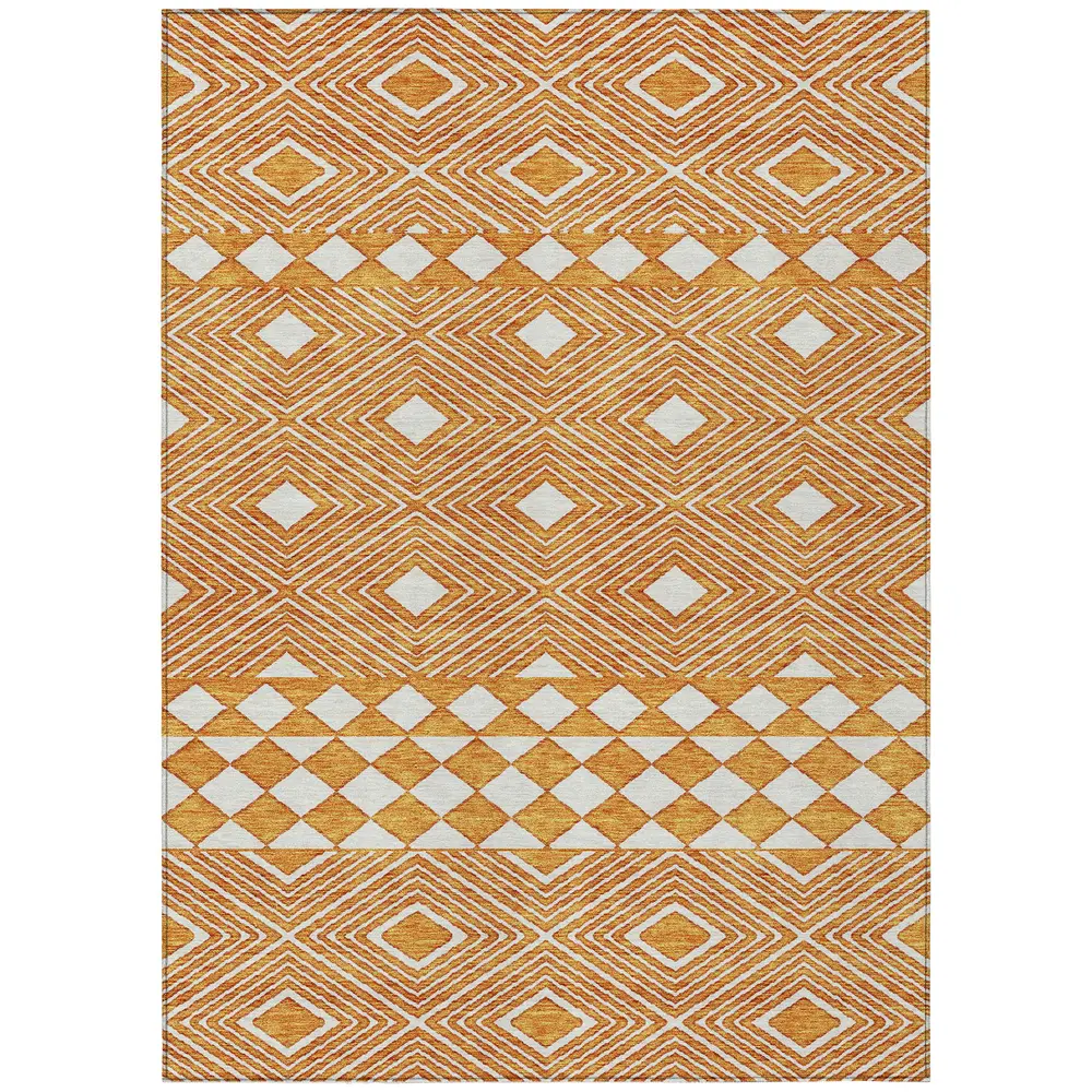 Chantille ACN898 Orange 3' x 5' Rug