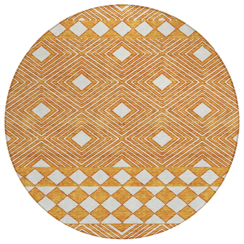 Chantille ACN898 Orange 8' x 8' Rug