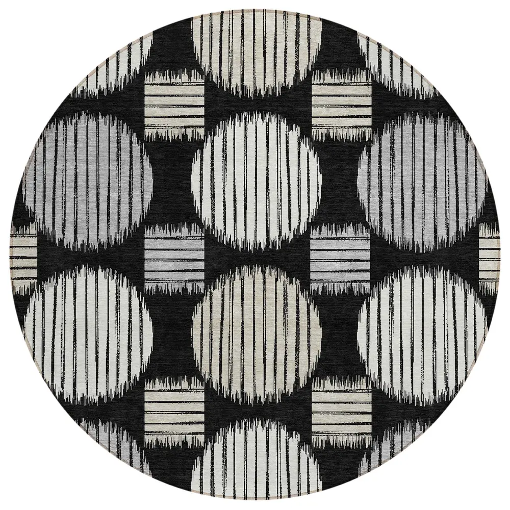 Chantille ACN900 Black 8' x 8' Rug