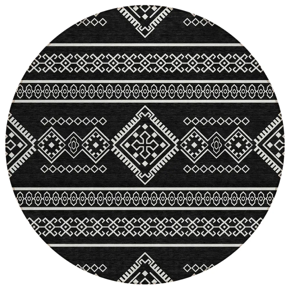 Chantille ACN901 Black 8' x 8' Rug