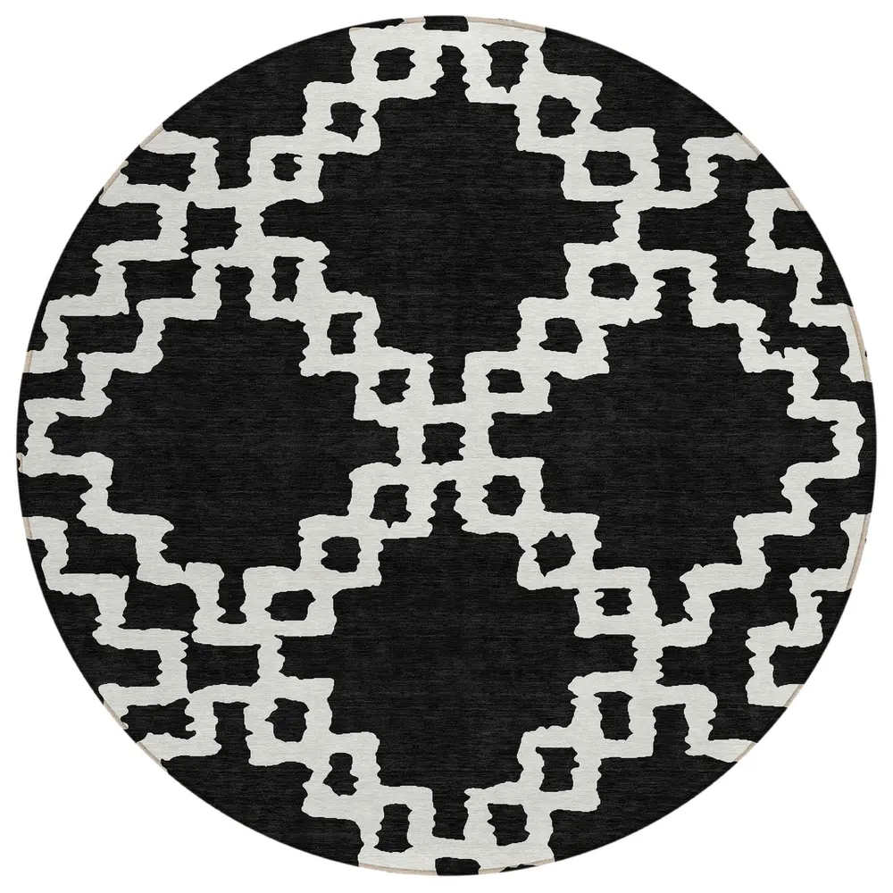 Chantille ACN902 Black 8' x 8' Rug
