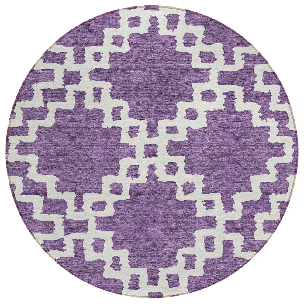 Chantille ACN902 Purple 8' x 8' Rug
