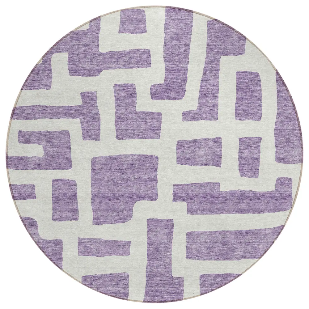 Chantille ACN903 Purple 8' x 8' Rug