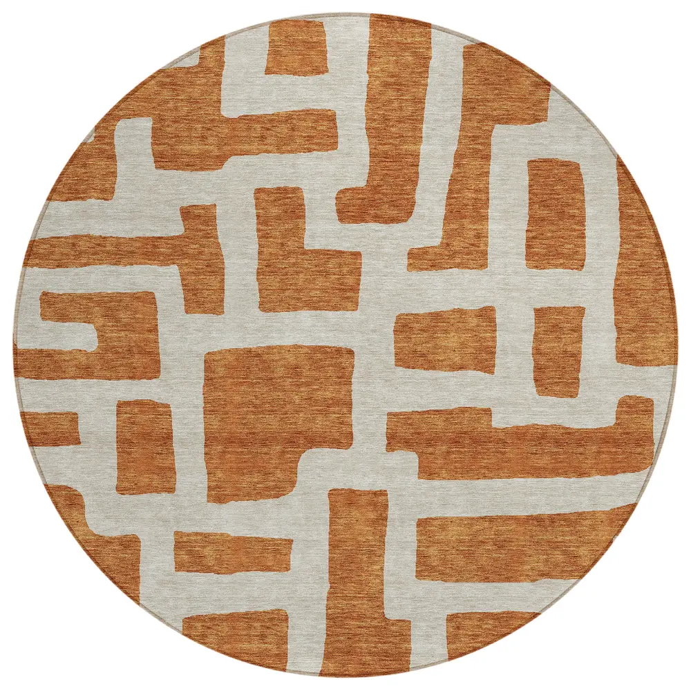 Chantille ACN903 Terracotta 8' x 8' Rug