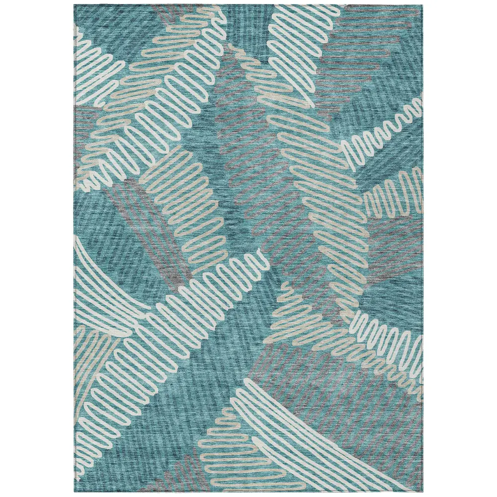 Chantille ACN904 Teal 3' x 5' Rug
