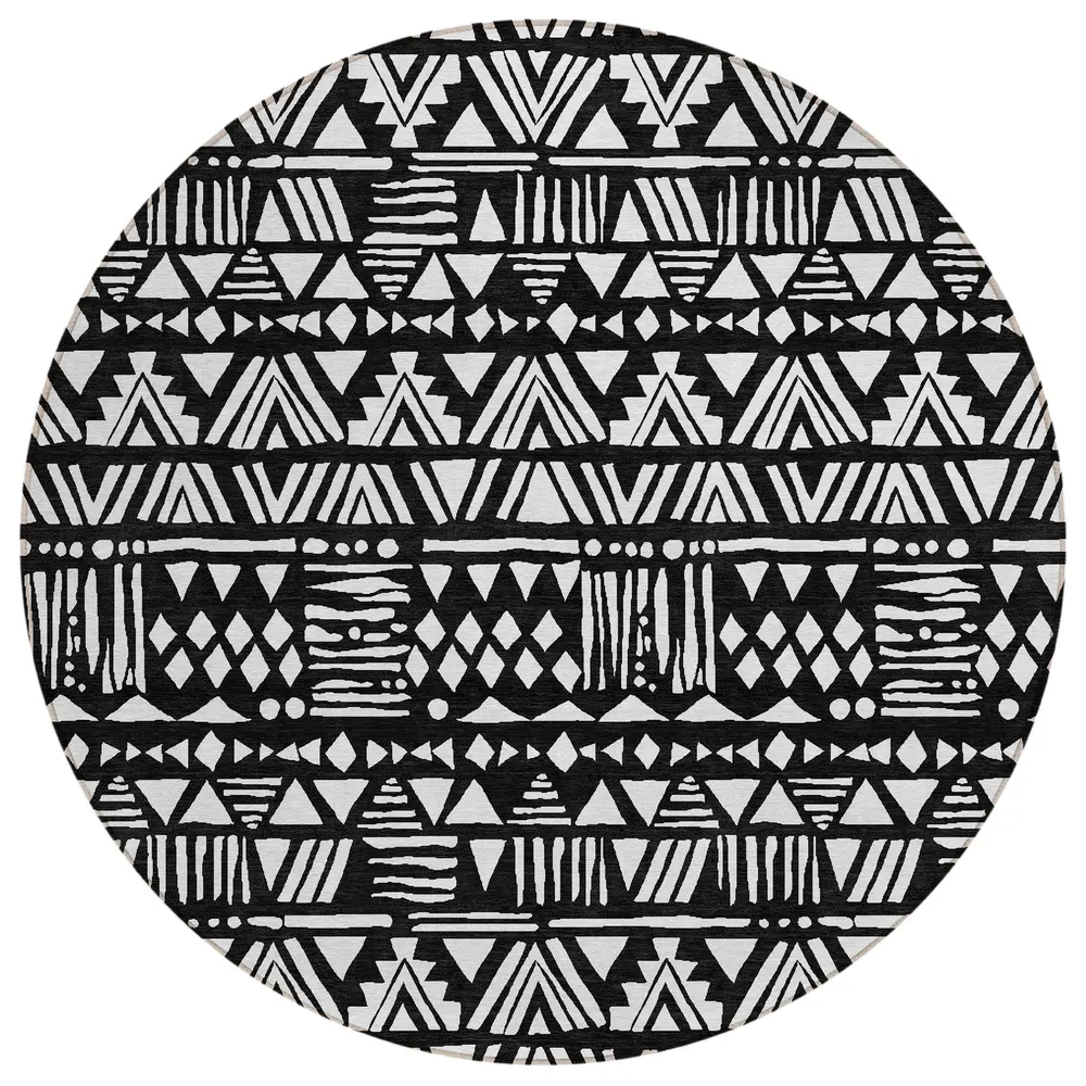 Chantille ACN907 Black 8' x 8' Rug