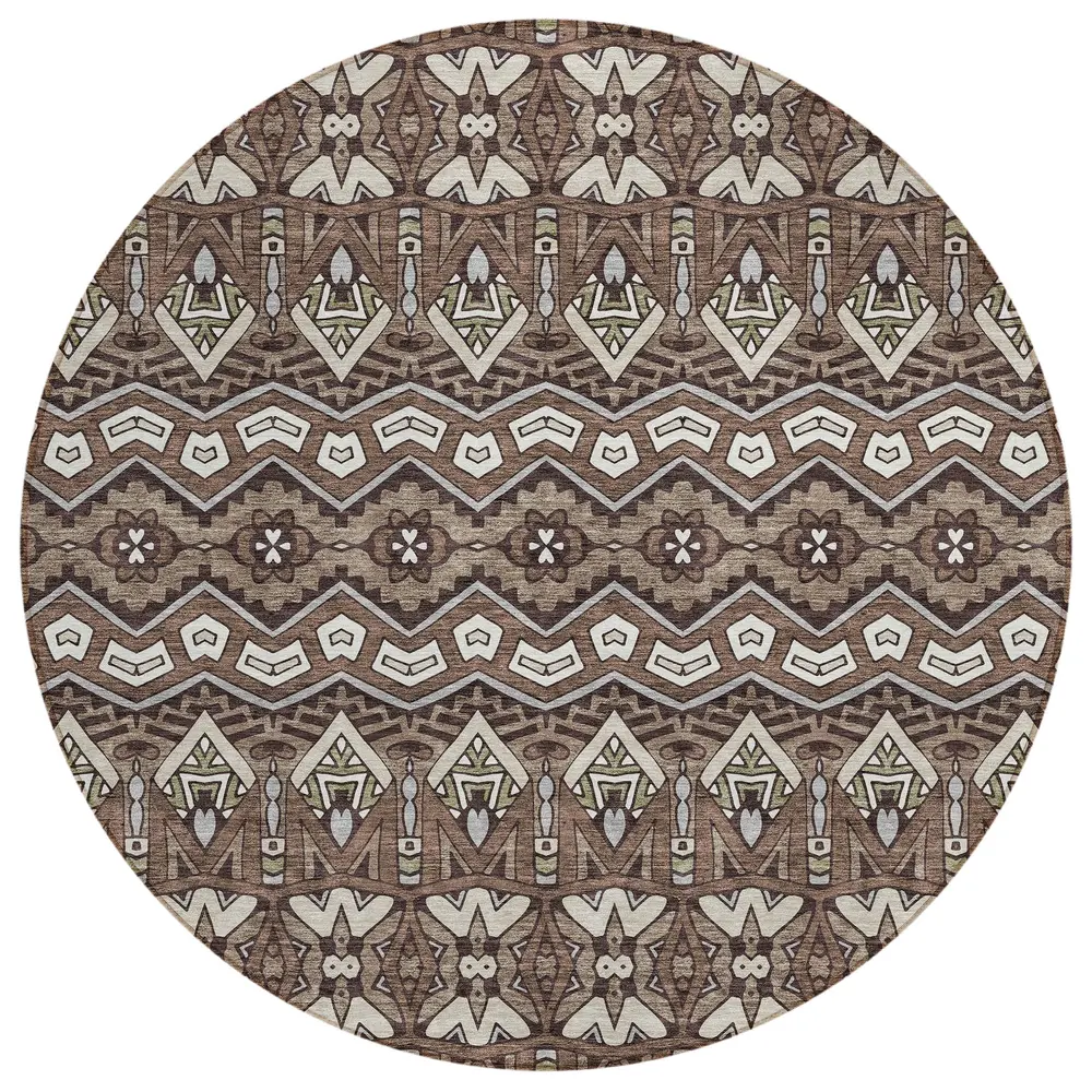 Chantille ACN909 Brown 8' x 8' Rug