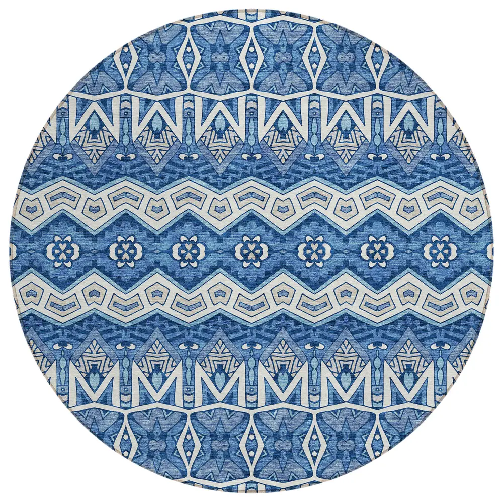 Chantille ACN909 Blue 8' x 8' Rug