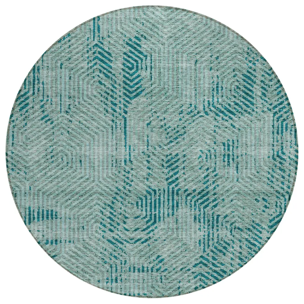 Chantille ACN912 Teal 8' x 8' Rug