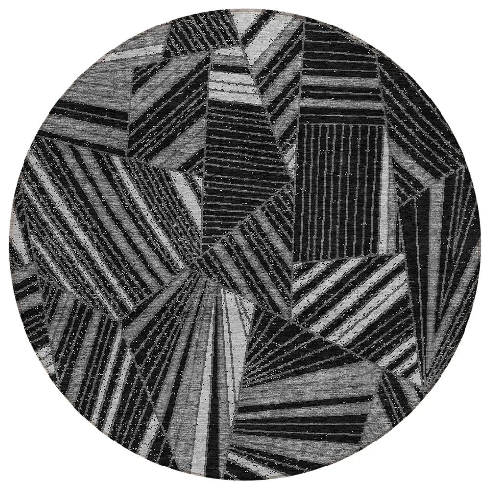 Chantille ACN915 Black 8' x 8' Rug