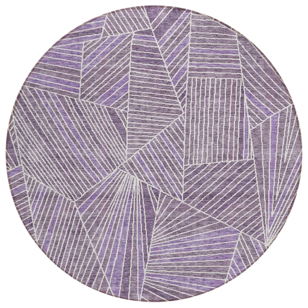 Chantille ACN915 Purple 8' x 8' Rug
