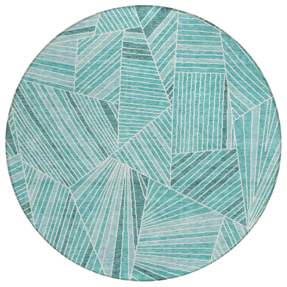 Chantille ACN915 Teal 8' x 8' Rug