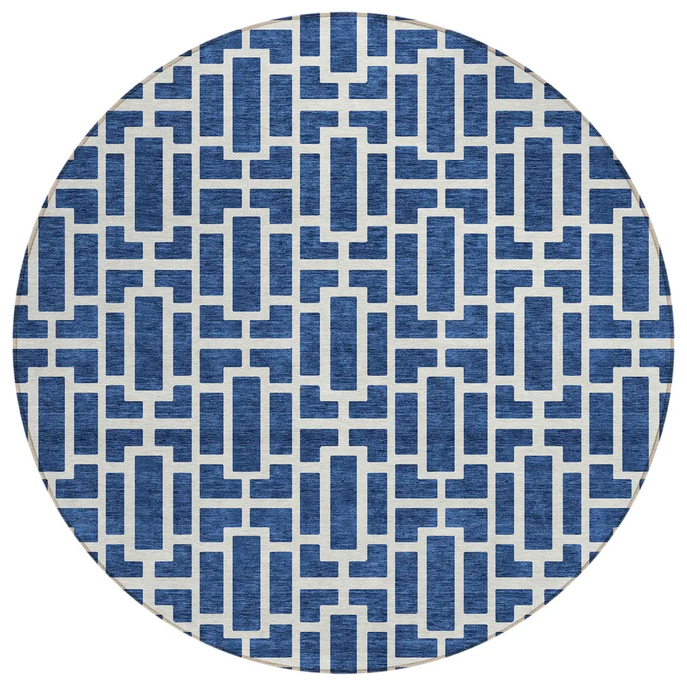 Chantille ACN916 Navy 8' x 8' Rug