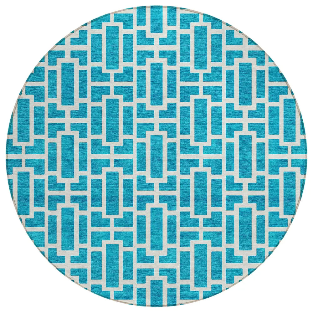 Chantille ACN916 Turquoise 8' x 8' Rug