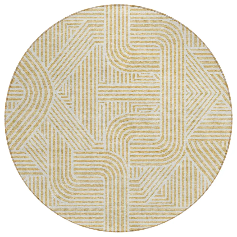 Chantille ACN917 Gold 8' x 8' Rug