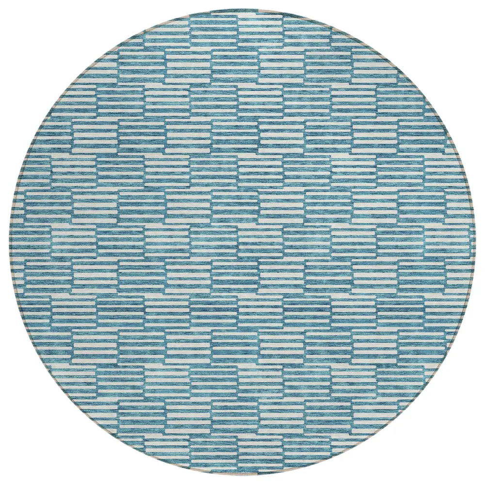 Chantille ACN918 Teal 8' x 8' Rug