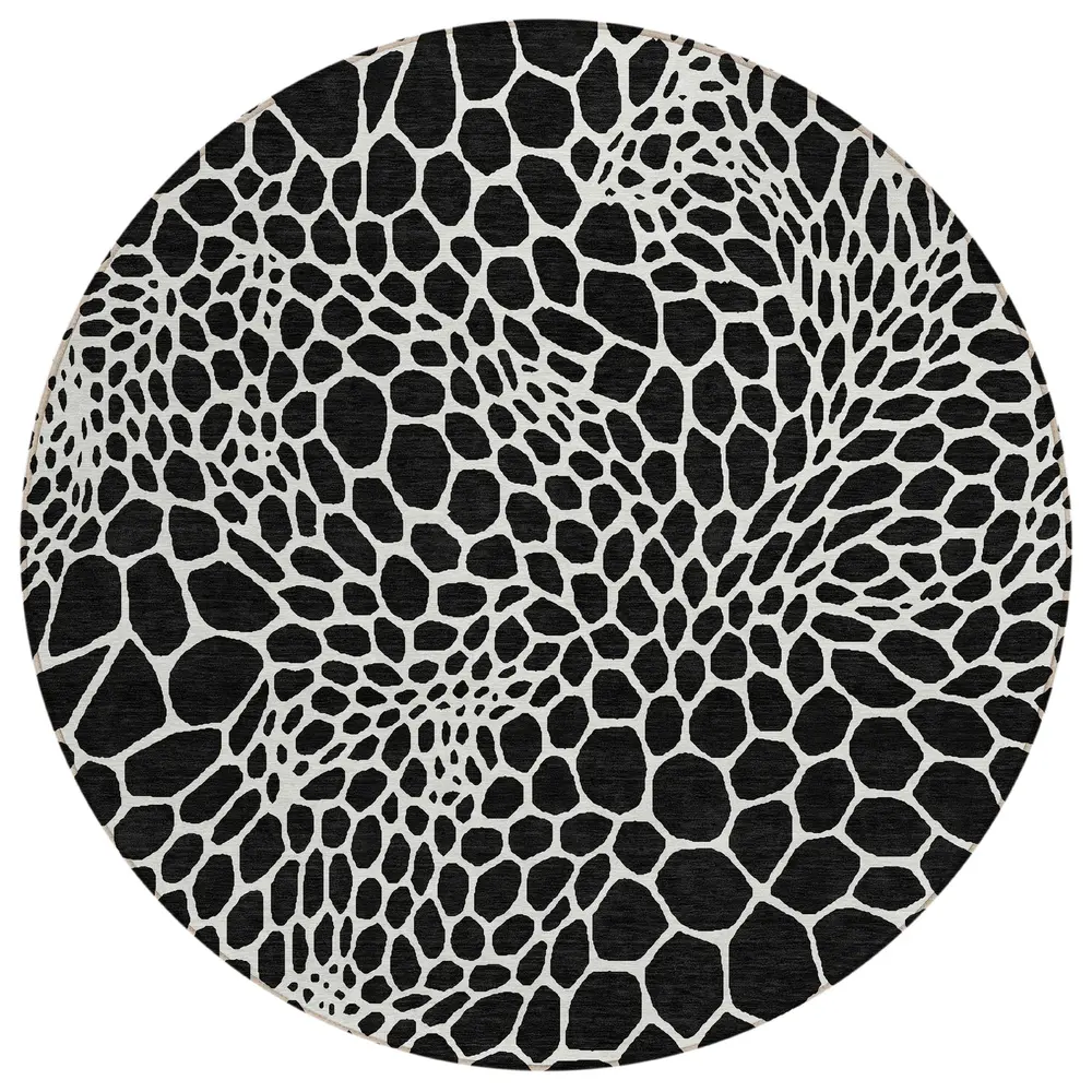 Chantille ACN919 Black 8' x 8' Rug