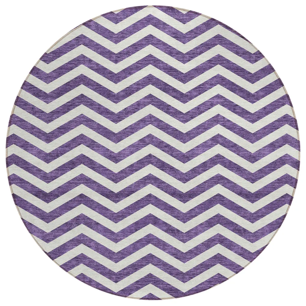 Chantille ACN922 Purple 8' x 8' Rug