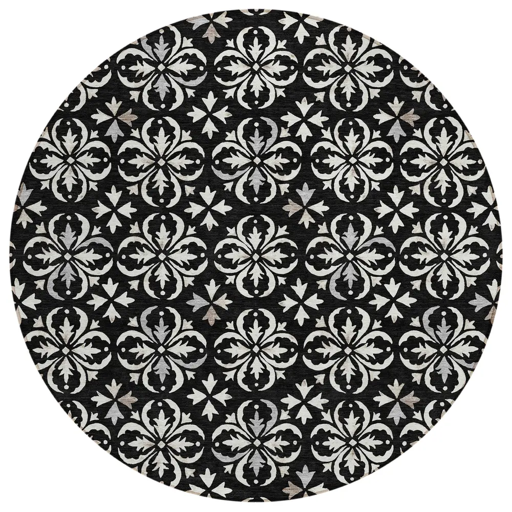 Chantille ACN930 Black 8' x 8' Rug