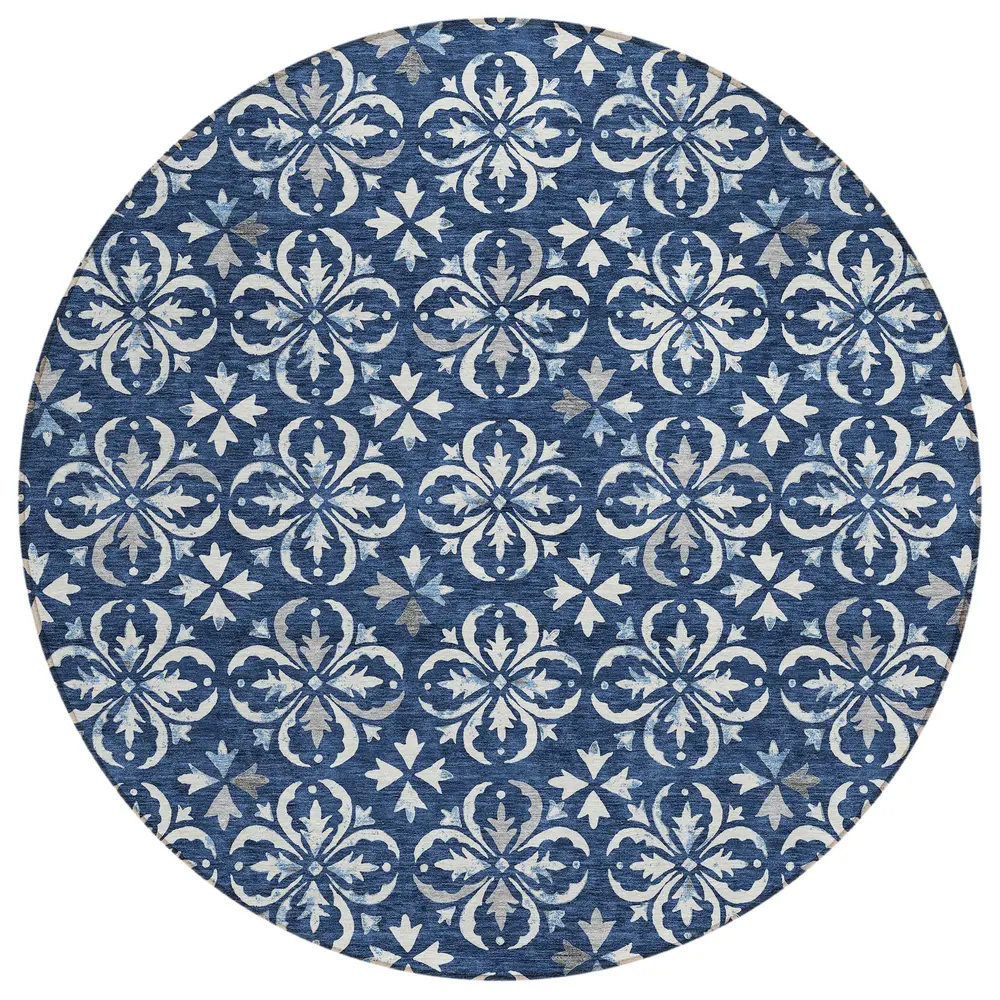 Chantille ACN930 Navy 8' x 8' Rug