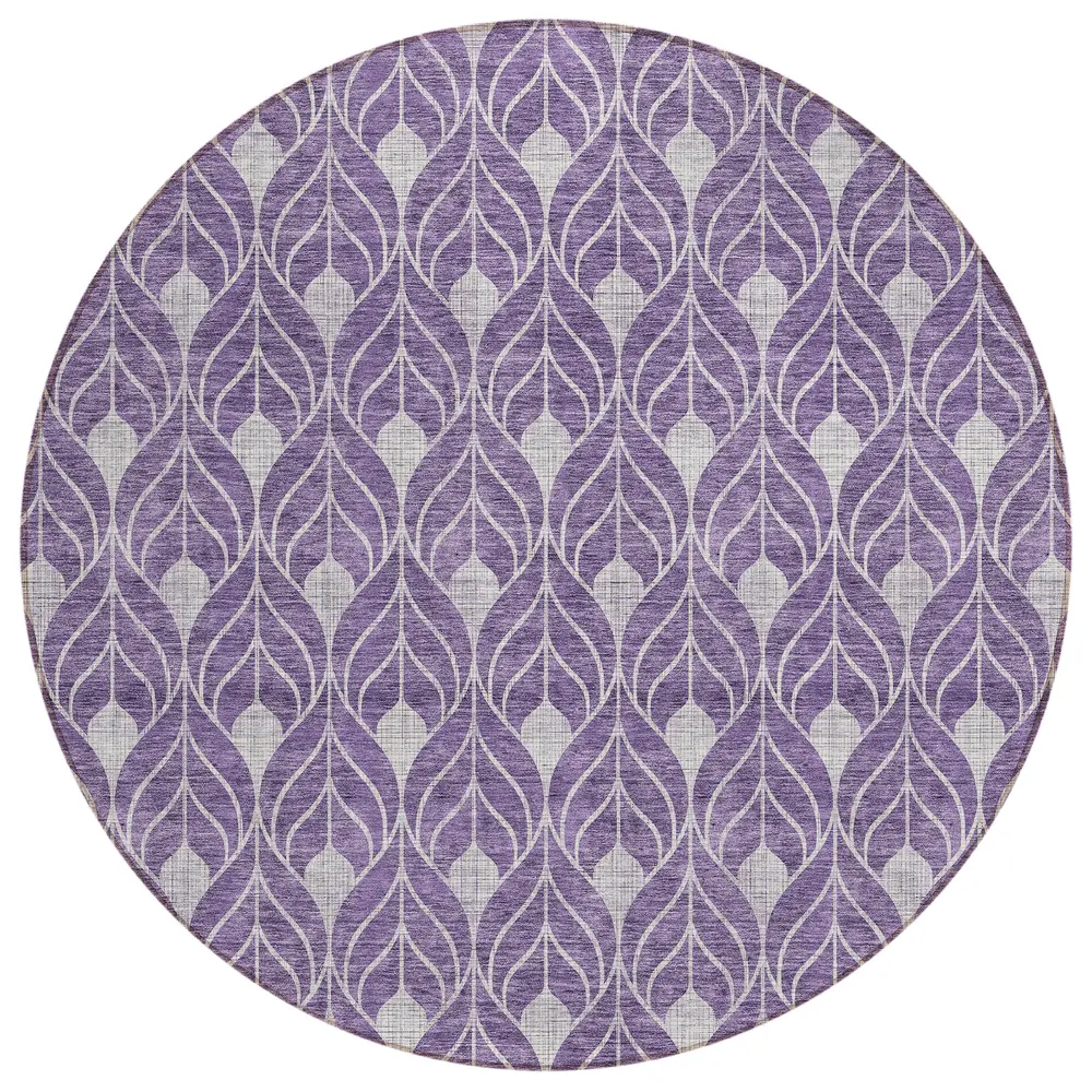 Chantille ACN931 Purple 8' x 8' Rug
