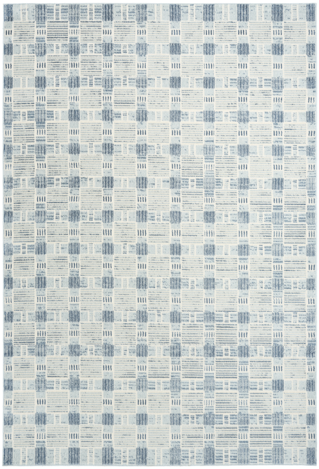 Nourison Nordic 4' x 6' Blue Modern Indoor Rug