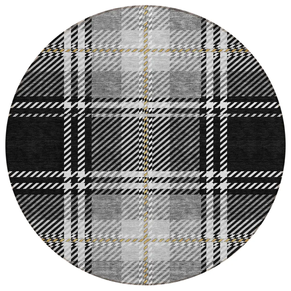 Chantille ACN935 Black 8' x 8' Rug