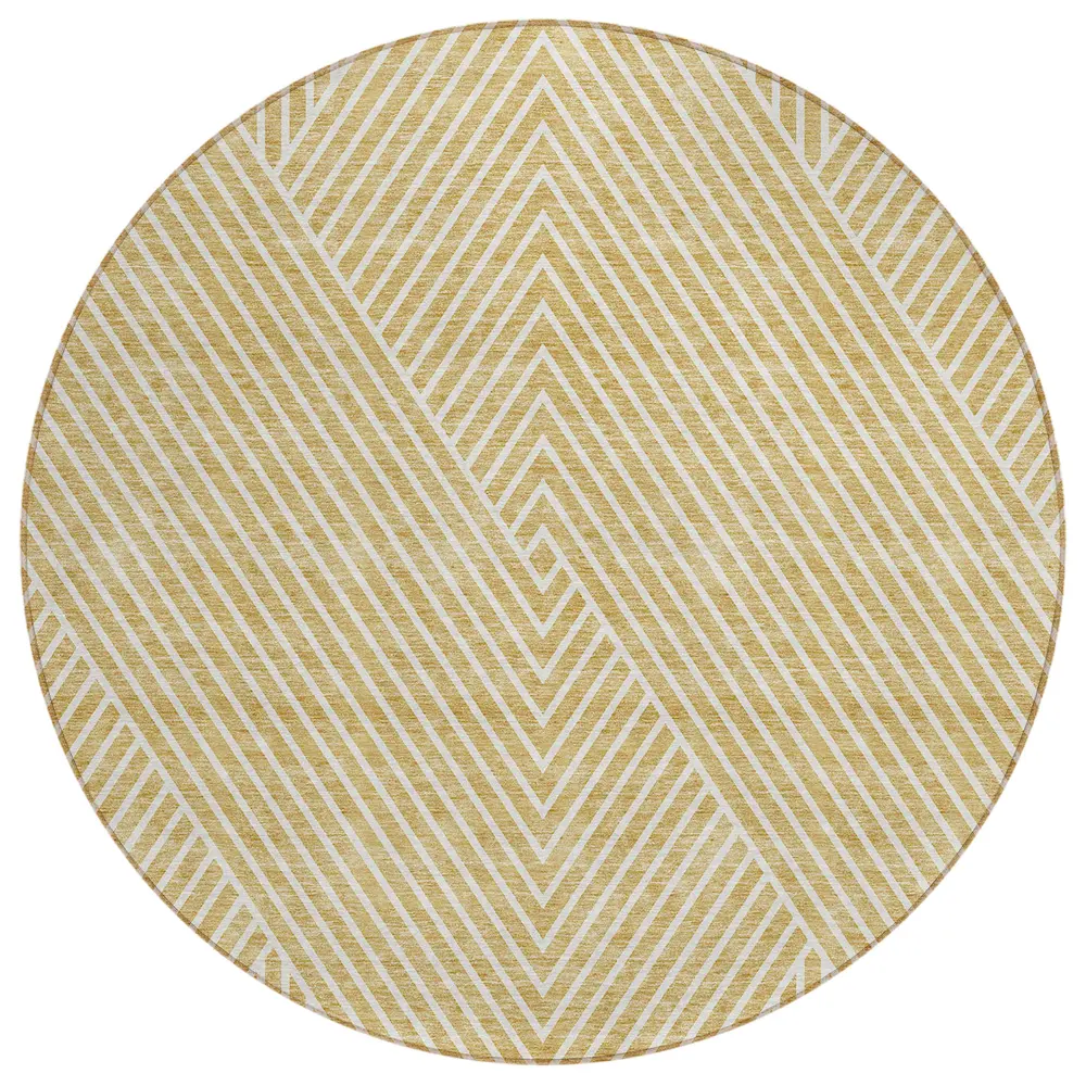 Chantille ACN937 Gold 8' x 8' Rug