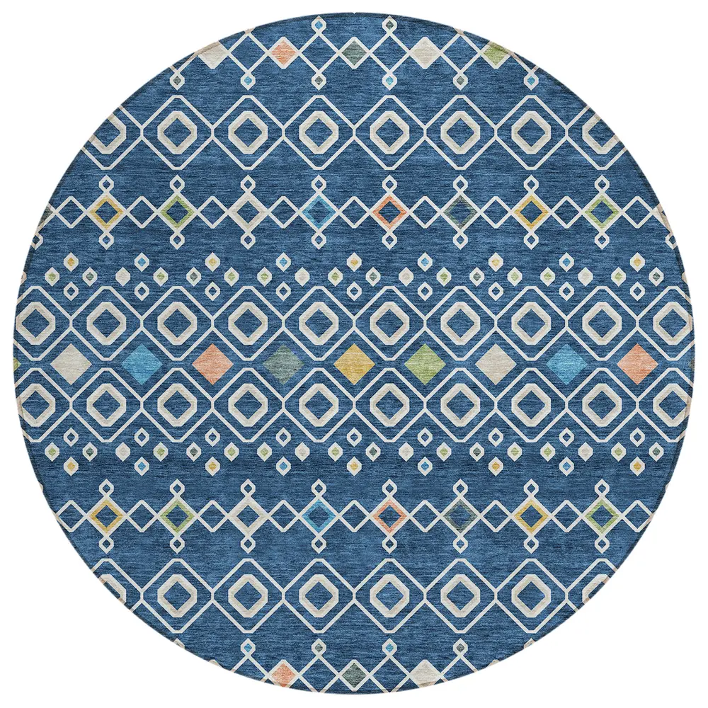 Chantille ACN938 Navy 8' x 8' Rug