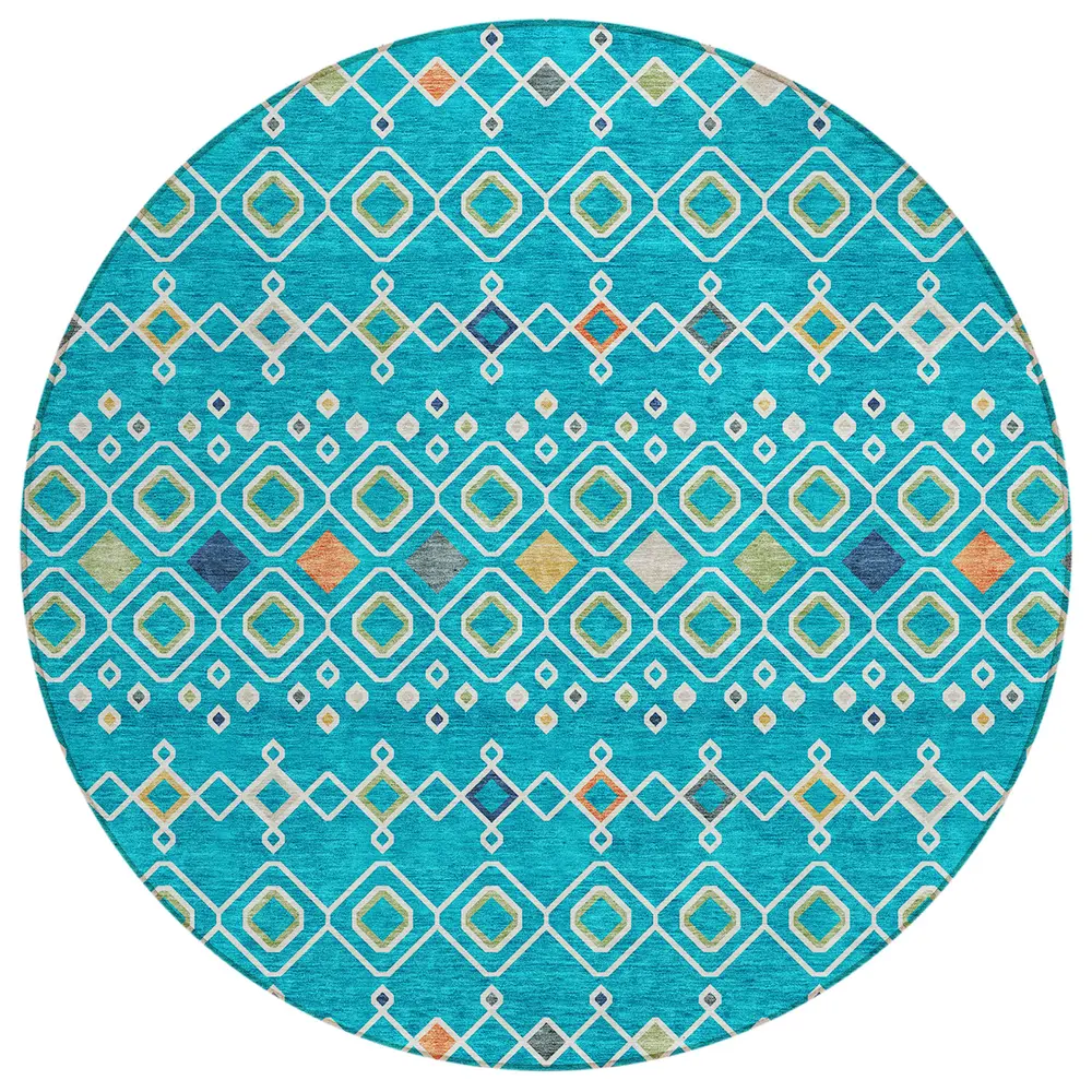 Chantille ACN938 Teal 8' x 8' Rug