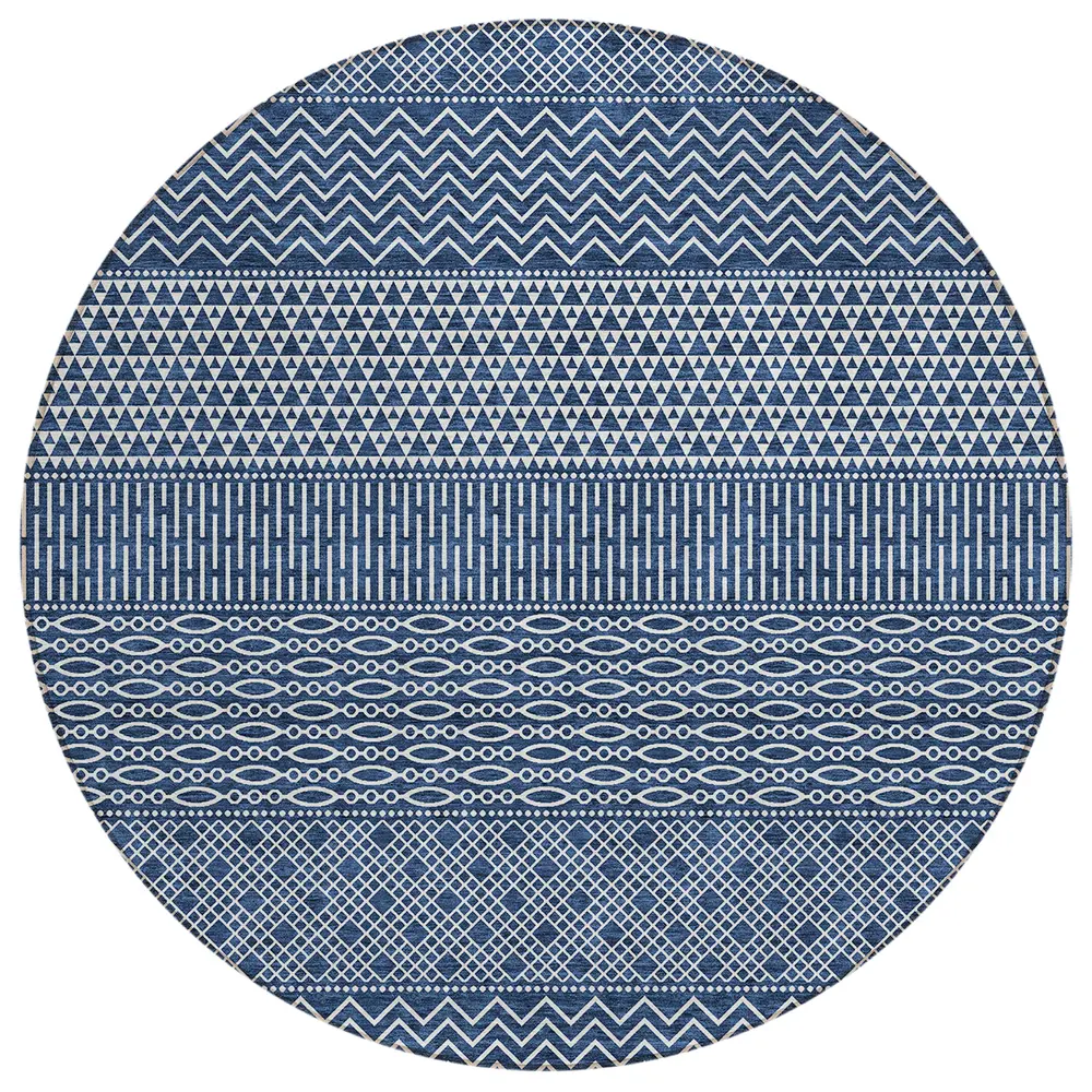 Chantille ACN939 Navy 8' x 8' Rug