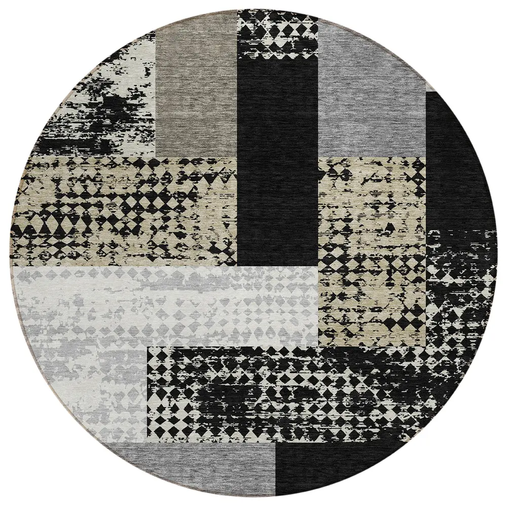 Chantille ACN941 Black 8' x 8' Rug