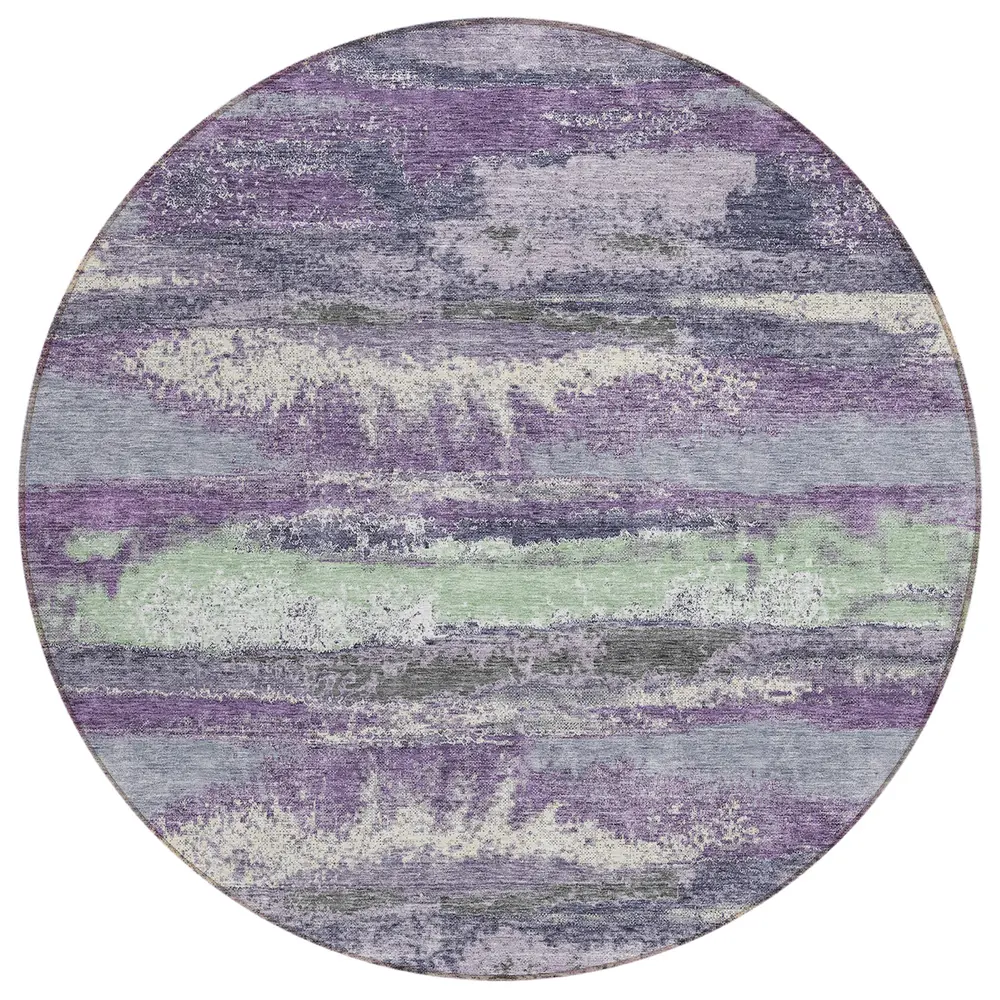 Chantille ACN942 Purple 8' x 8' Rug