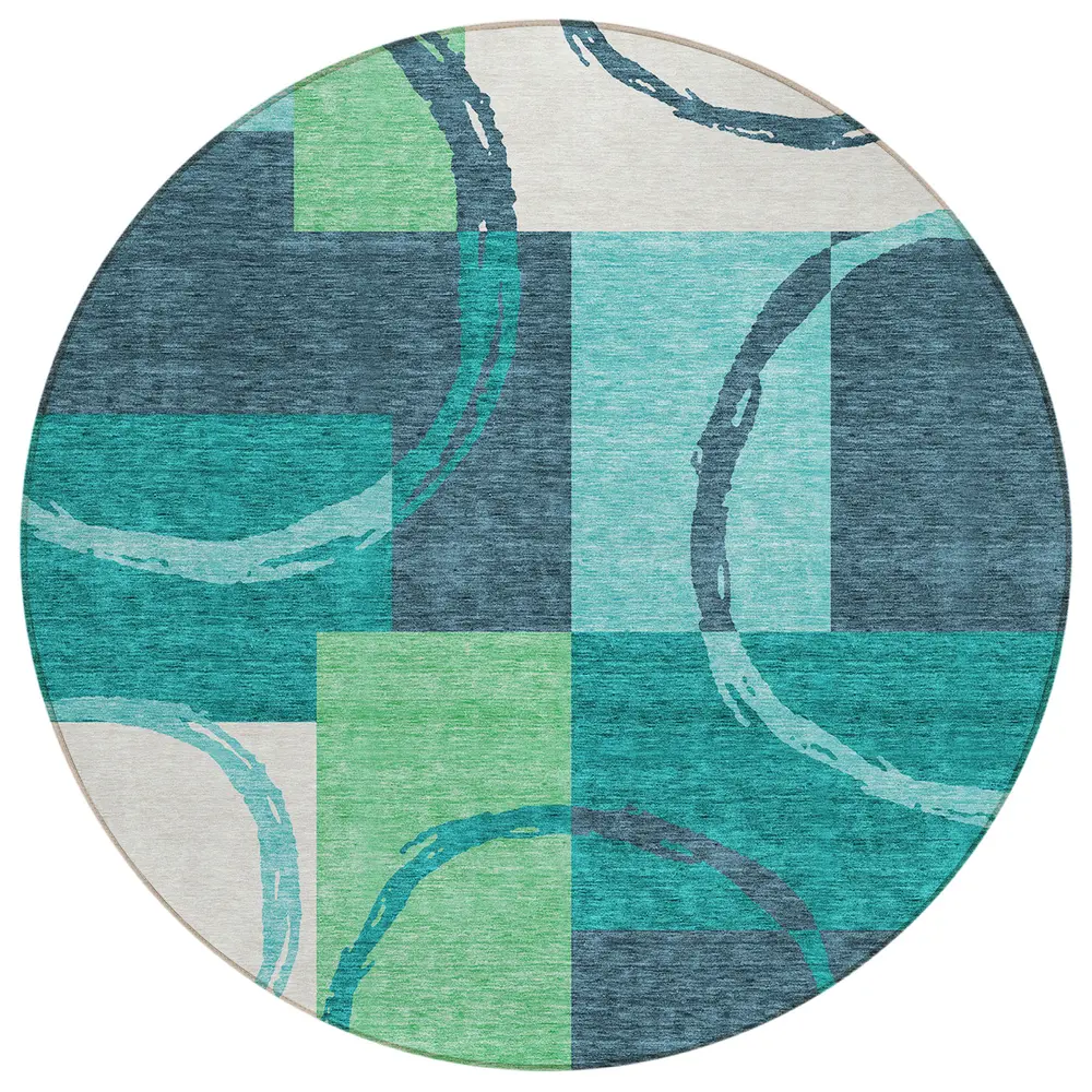Chantille ACN943 Teal 8' x 8' Rug