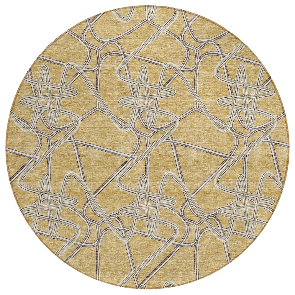 Chantille ACN947 Gold 8' x 8' Rug