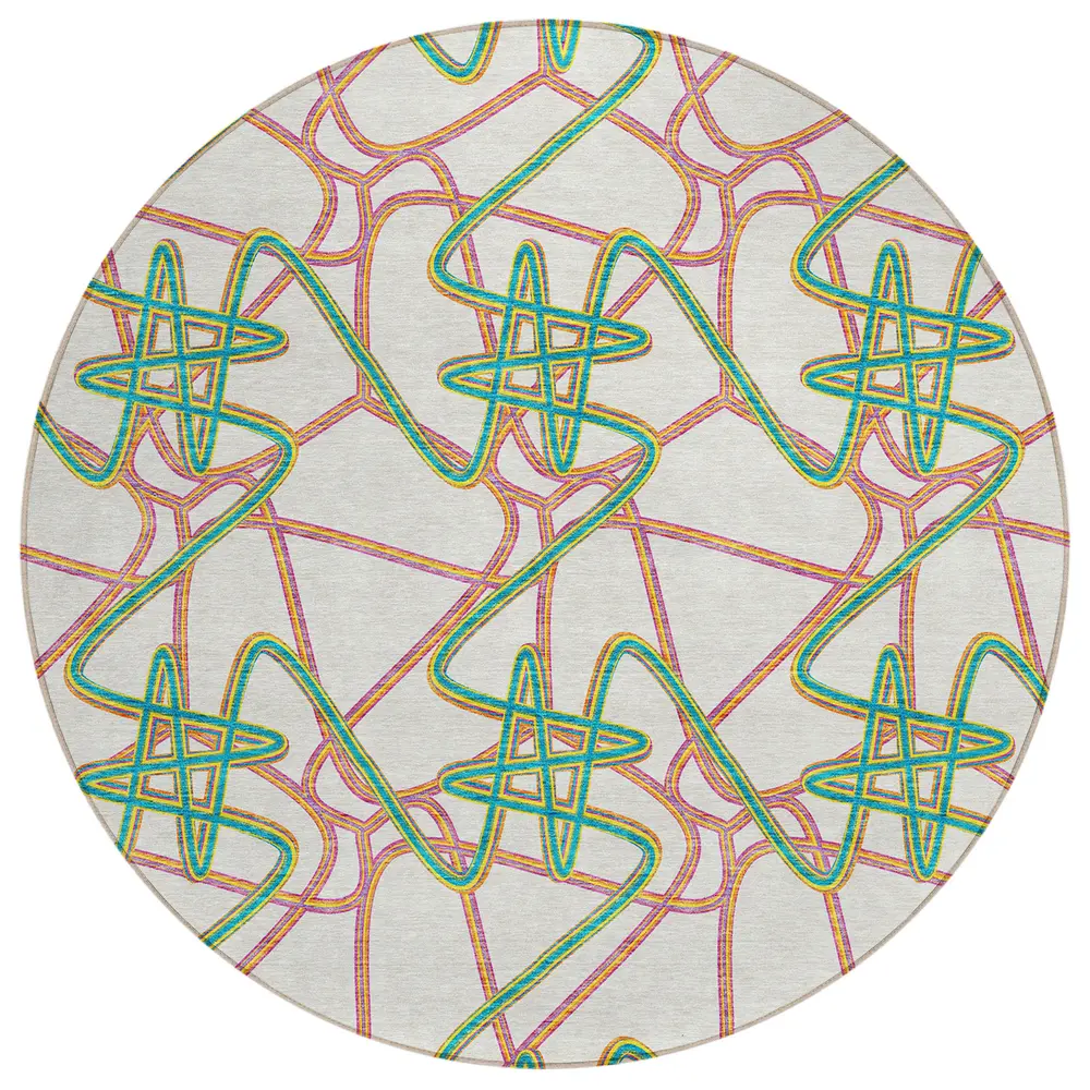 Chantille ACN947 White 8' x 8' Rug