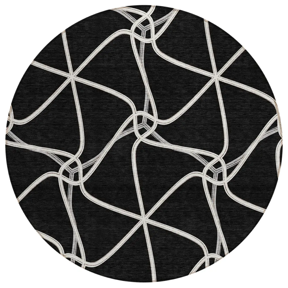 Chantille ACN948 Black 8' x 8' Rug