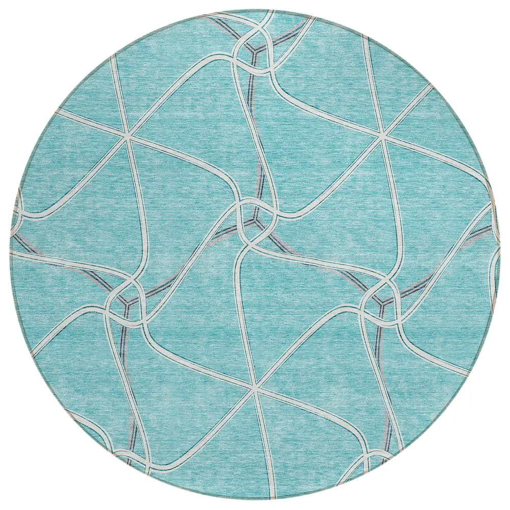 Chantille ACN948 Teal 8' x 8' Rug