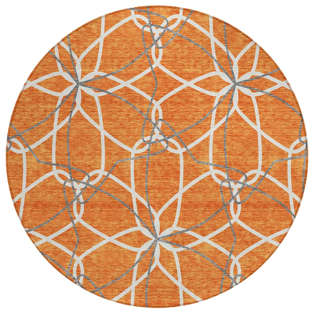 Chantille ACN950 Orange 8' x 8' Rug