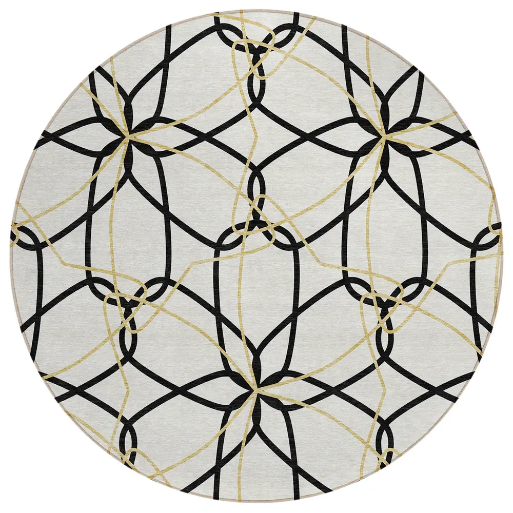 Chantille ACN950 White 8' x 8' Rug