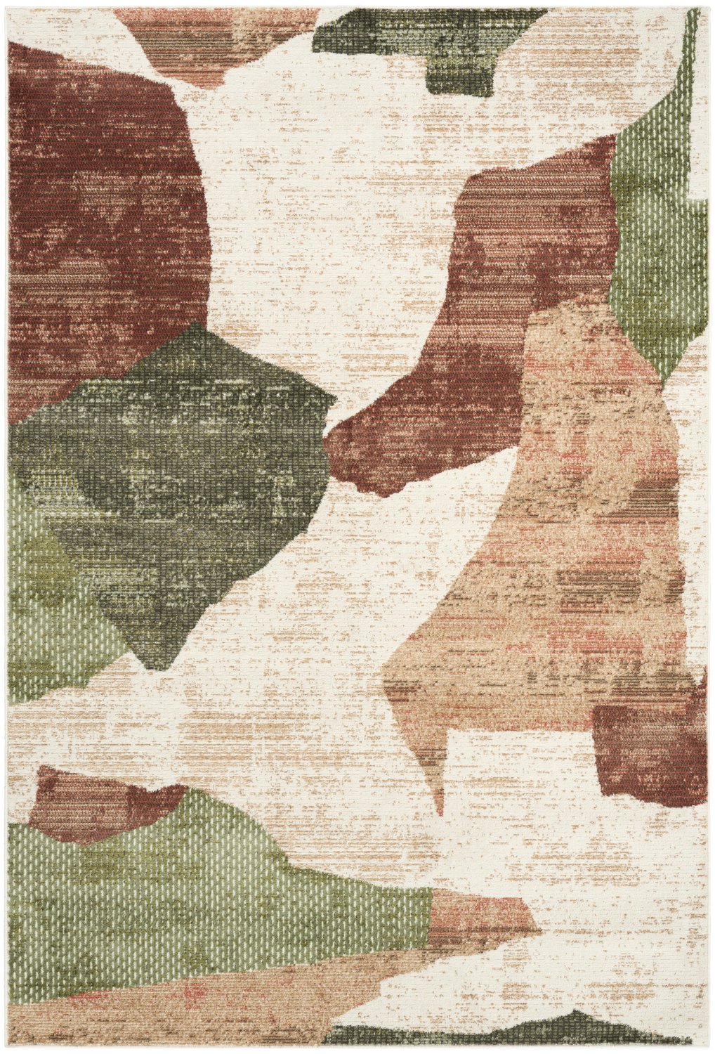 Nourison Nordic 4' x 6' Beige Multi Modern Indoor Rug