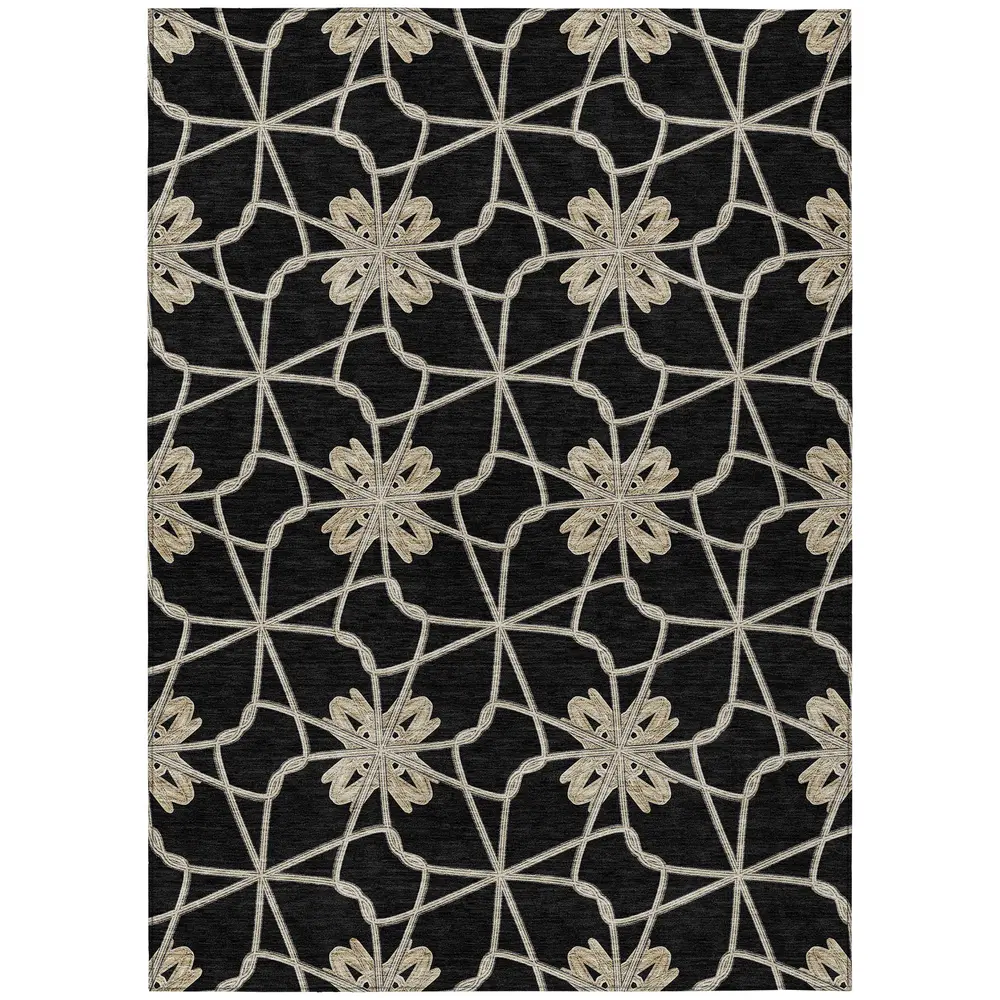 Chantille ACN958 Black 3' x 5' Rug