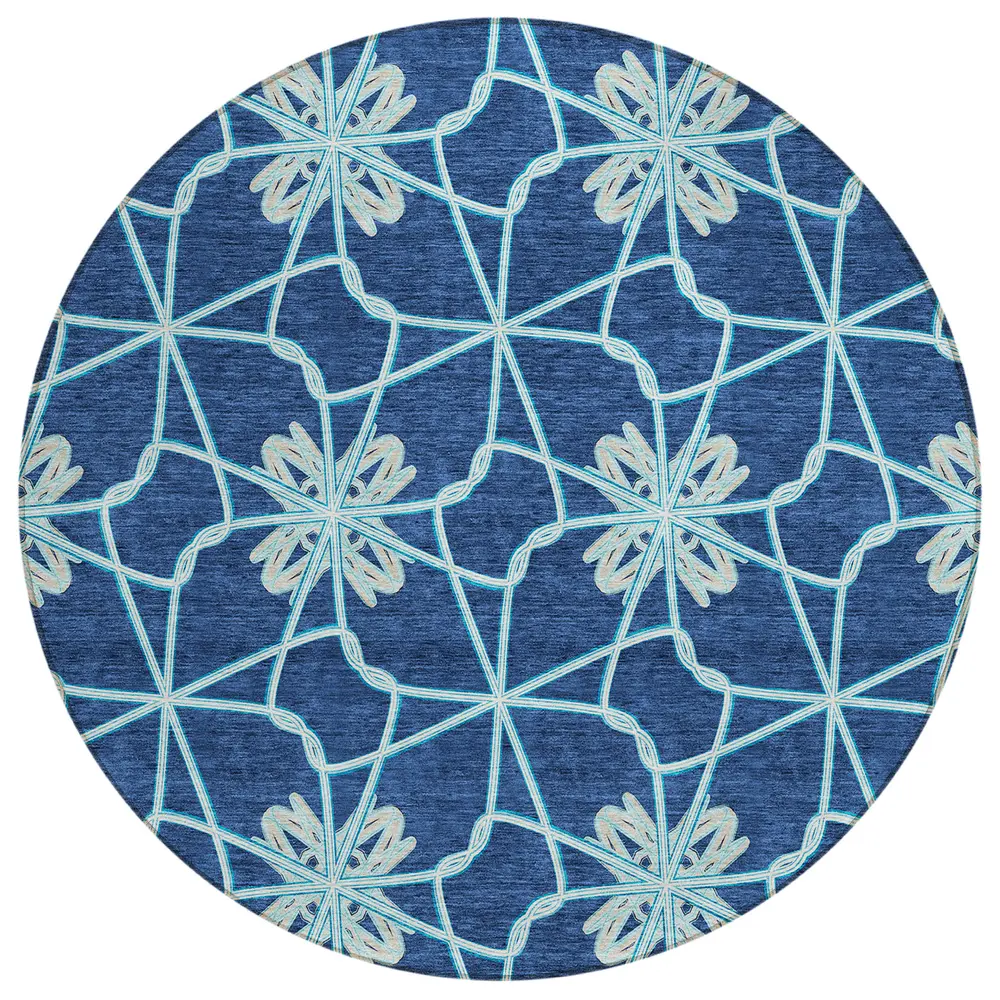 Chantille ACN958 Navy 8' x 8' Rug