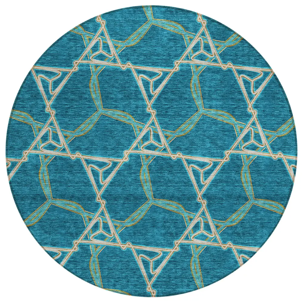 Chantille ACN959 Teal 8' x 8' Rug