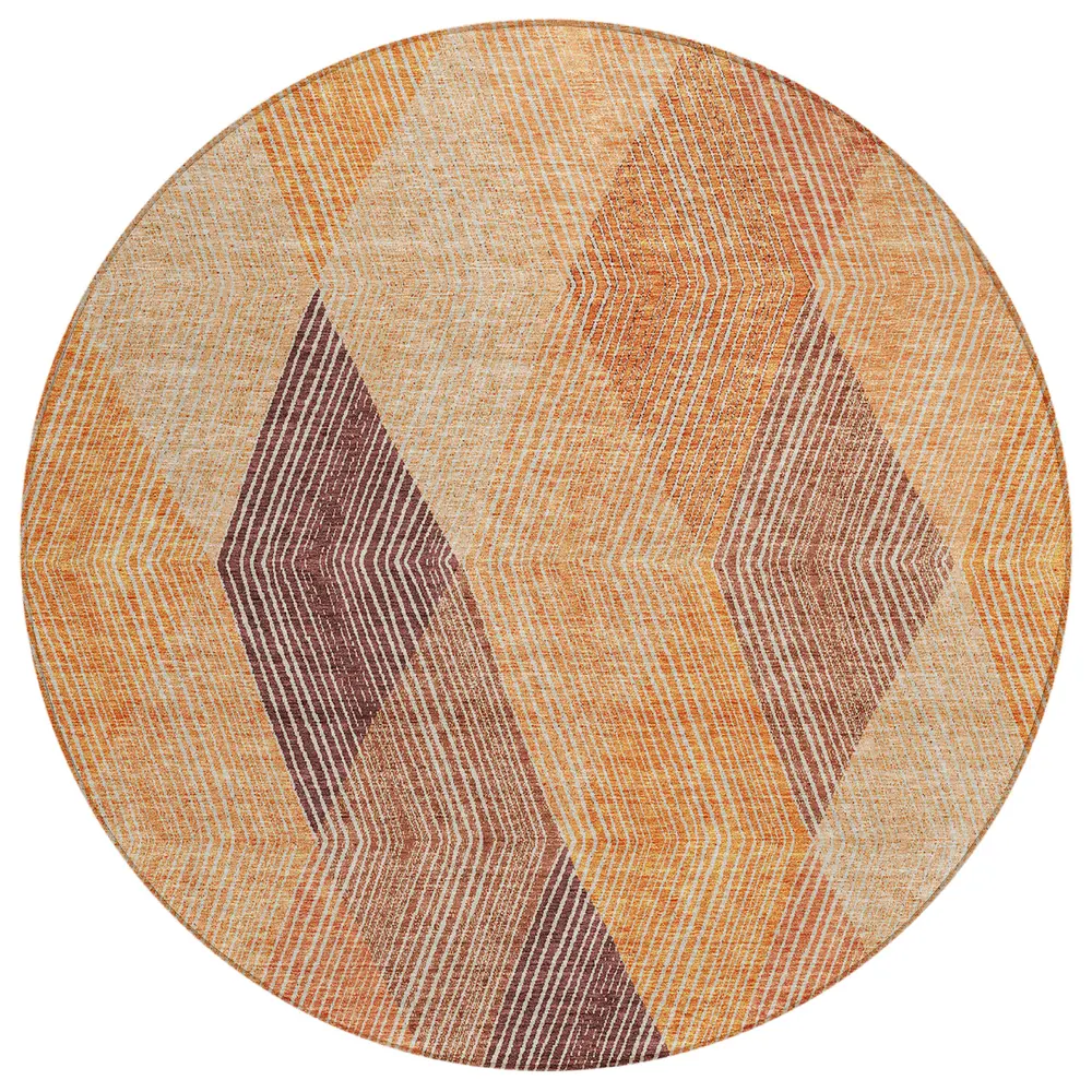 Chantille ACN962 Orange 8' x 8' Rug